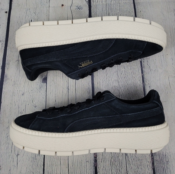 Puma Shoes - PUMA | platform lace-up suede sneakers